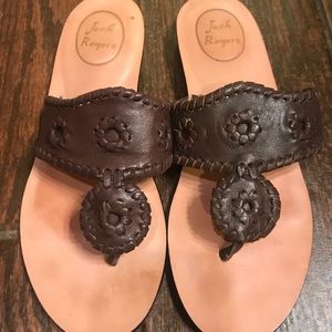 Jack Rogers sandals  leather 7M  GOOD CONDITION